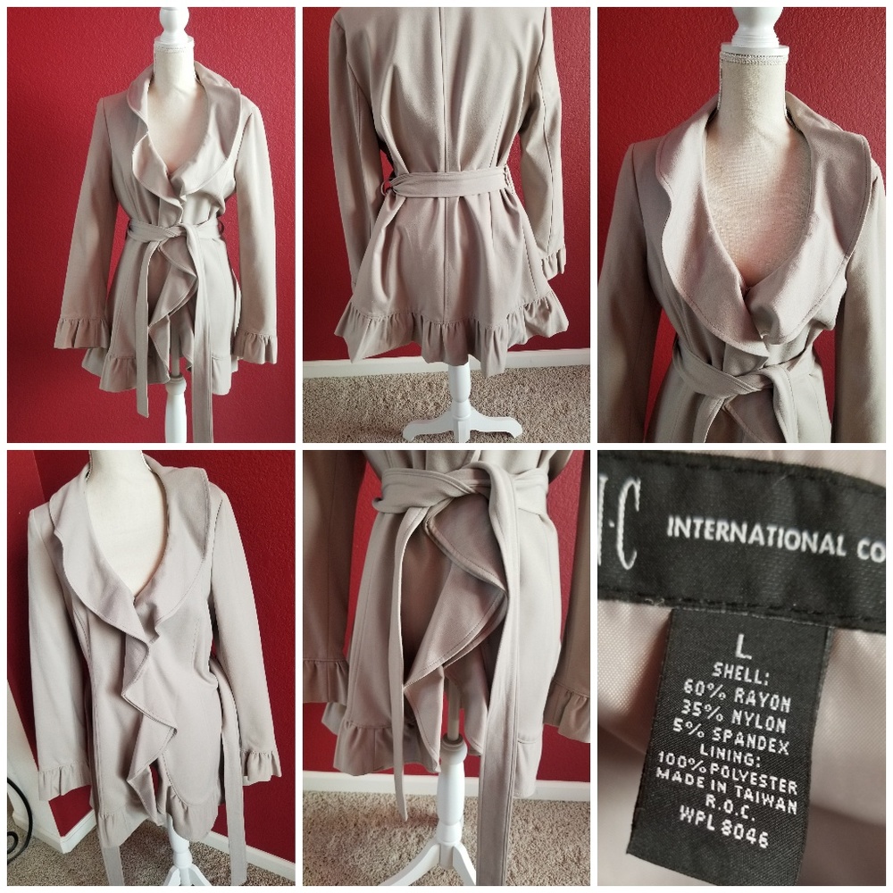 Pre-owned INC Trench Coat